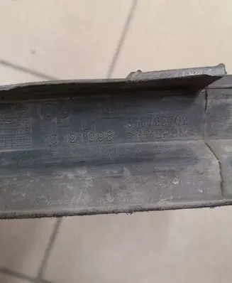 Opel Astra H Front bumper lip 13121998 375768702