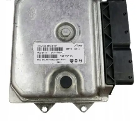 Fiat 500 Engine control unit/module 55253513 MJD8F3X1