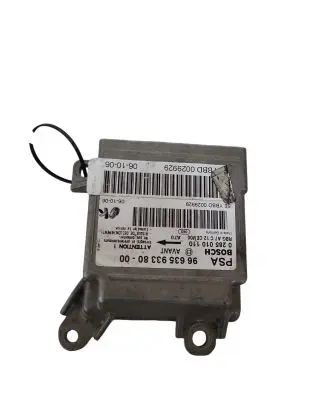 Peugeot 207 Airbag control unit/module 9663593380 0285010110