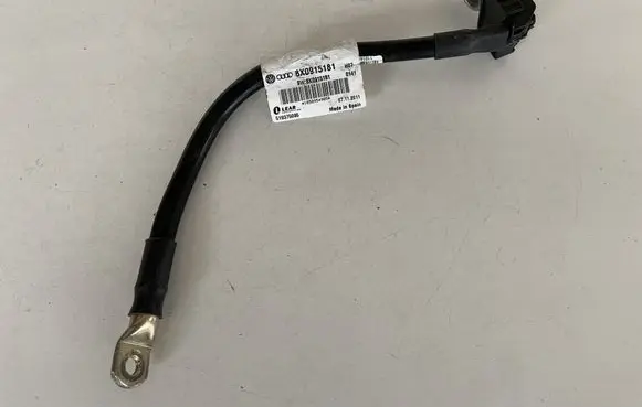 Audi A4 S4 B8 8K Negative earth cable (battery) 8X0915181