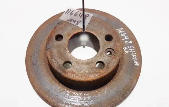 Volkswagen Sharan Rear brake disc neventiliuojamas