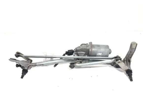 Front wiper linkage and motor