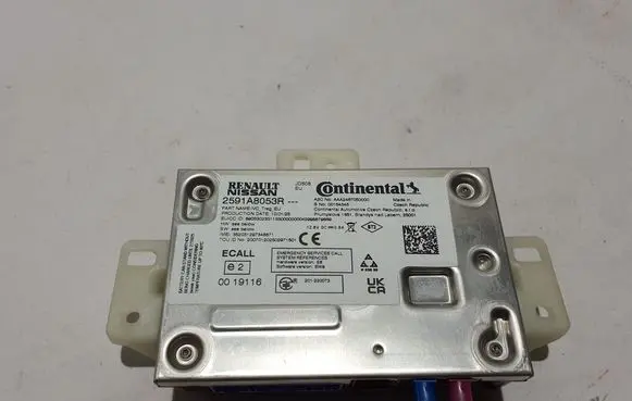 Renault Clio V GPS navigation control unit/module 2591A8053R