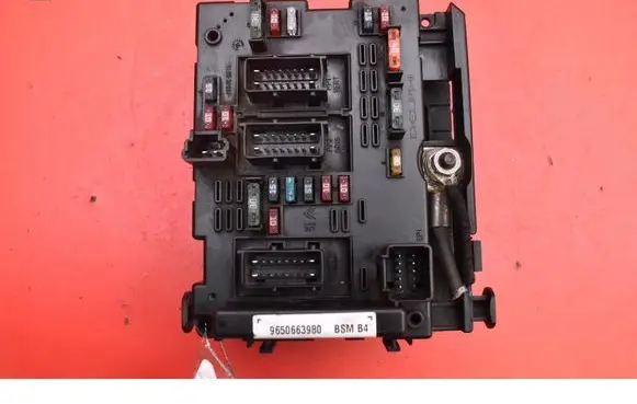 Peugeot 307 CC Fuse box set 9650663980