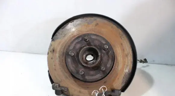 Front wheel hub spindle knuckle