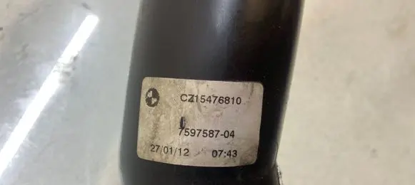BMW 1 F20 F21 Intercooler hose/pipe 7597587