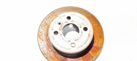 Opel Astra G Rear brake disc neventiliuojamas