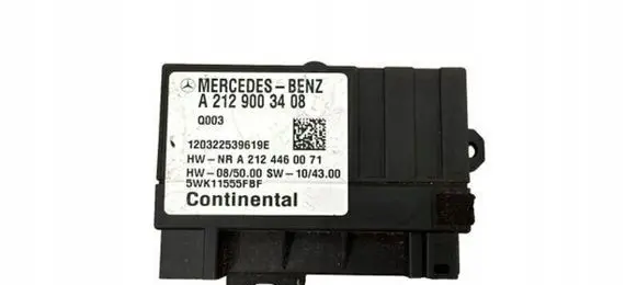 Mercedes-Benz C W204 Fuel injection pump control unit/module A2129003408