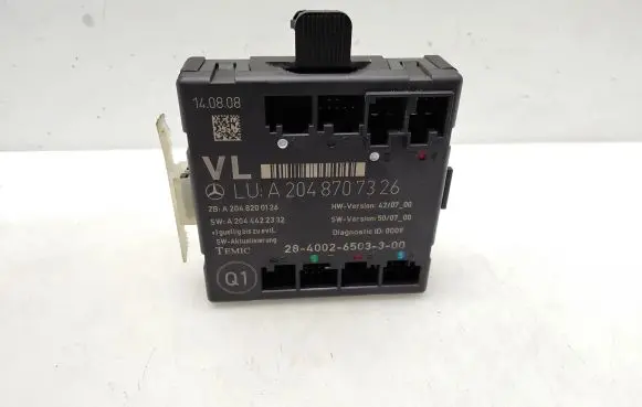 Mercedes-Benz E W212 Door control unit/module A2048707326 A2048200126 A2044422332