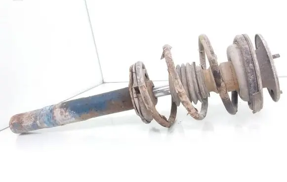Front shock absorber with coil spring