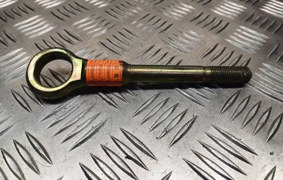 Towing hook eye