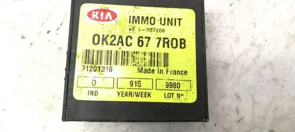 Immobilizer control unit/module