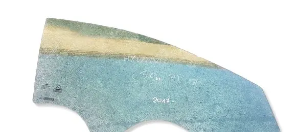 Hyundai i30 Front door window glass four-door 43R001167 DOT618AS2M391