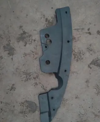 Engine bonnet/hood lock trim molding
