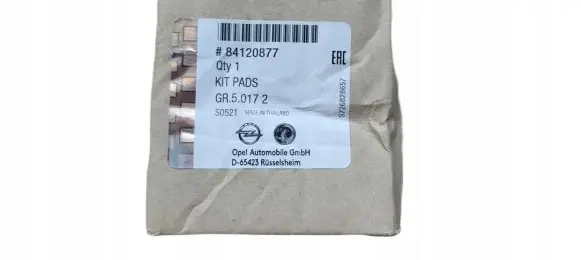 Opel Insignia B Brake pads (rear) 