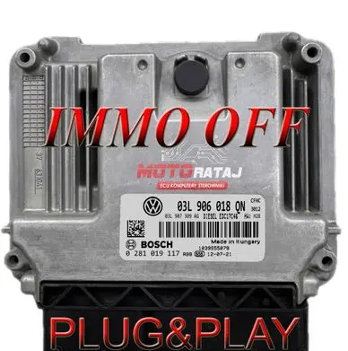 Skoda Yeti (5L) Engine control unit/module 03L906018QN 03L907309AG 0281019117