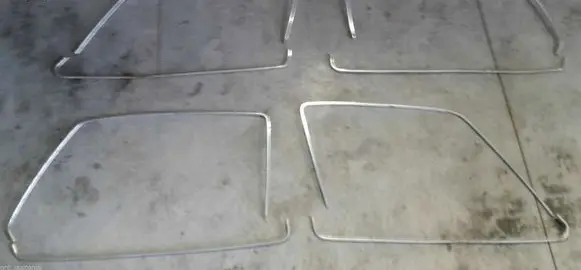 Volkswagen Jetta I Door card panel trim set 173853283 173853349 173853350