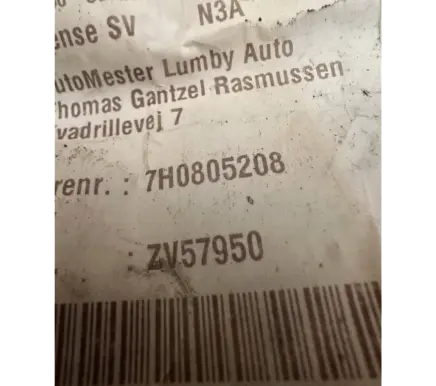 Volkswagen Transporter - Caravelle T5 Other engine bay part 7H0805208