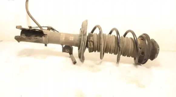 Front shock absorber with coil spring