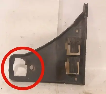 Ford Galaxy Front bumper mounting bracket 7M3807184 YM2117E775DA