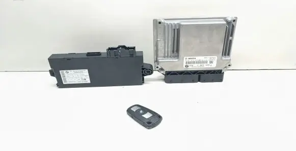 BMW 1 E81 E87 Engine ECU kit and lock set 7823422 0281014573 9147226