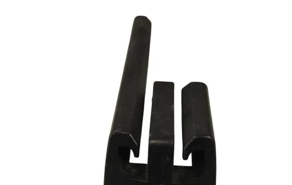 Front passenger seat rail trim