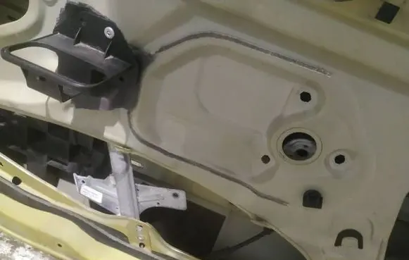 Peugeot 307 Sliding door window regulator with motor
