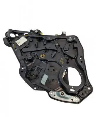 Sliding door window regulator with motor