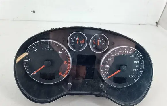 Audi A3 S3 8P Speedometer (instrument cluster) 2C53085879