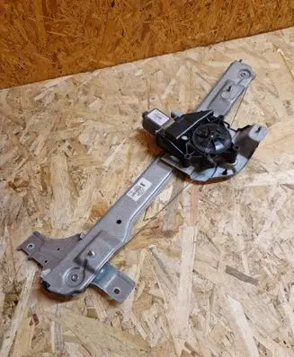 Peugeot 208 I Front door window regulator with motor 9673154380 1002C501 37223000