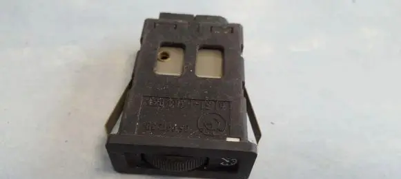 Panel lighting control switch