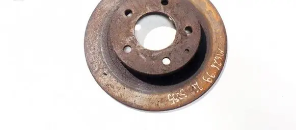 Mazda 626 Rear brake disc neventiliuojamas