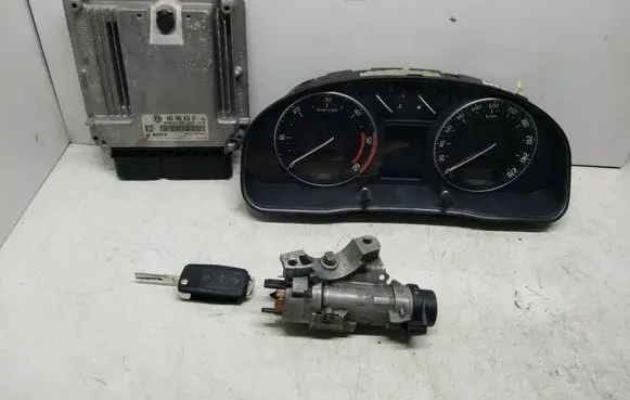 Skoda Superb B5 (3U) Engine ECU kit and lock set 03G906016GT 038906016K 0281012698
