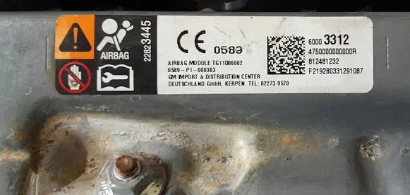 Buick Encore GX I Knee airbag 60003312 0589