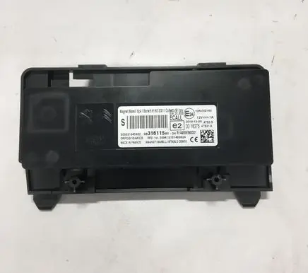 Citroen C3 Bluetooth control unit module 9831611580