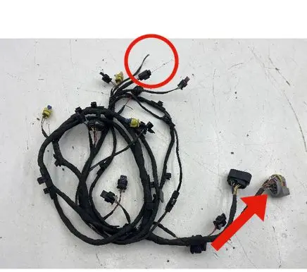 Volkswagen ID.7 Parking sensor (PDC) wiring loom 14A971095AQ TAB016284JT