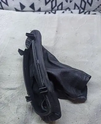 BMW 5 E60 E61 Handbrake lever cover (leather/fabric) 90250807