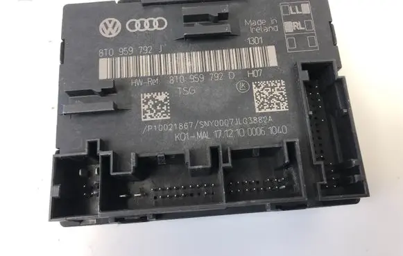 Audi A5 8T 8F Door control unit/module 8T0959792J 8T0959792D