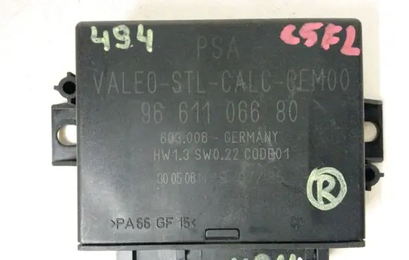 Citroen C5 Parking PDC control unit/module 9661106680 603006