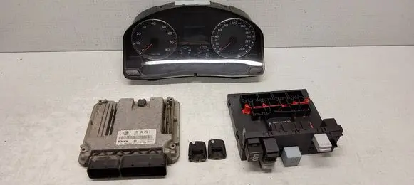 Volkswagen Golf V Engine ECU kit and lock set 03C906056B 1K0920860K 1K0937049K