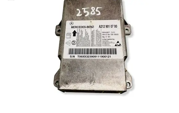 Mercedes-Benz E W212 Airbag control unit/module A2129010700 5WK43871