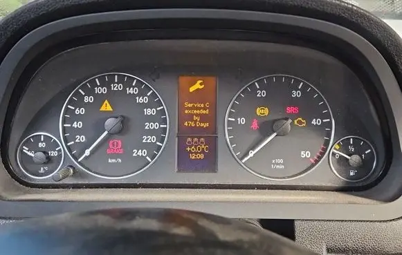 Mercedes-Benz A W169 Speedometer (instrument cluster) A1695406247 IMPRK1560164