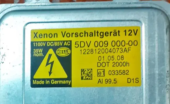 Citroen C4 I Picasso Xenon control unit/module 5DV00900000 122812004073AF