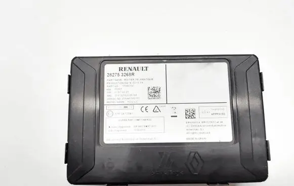 Renault Zoe GPS navigation control unit/module 282753268R