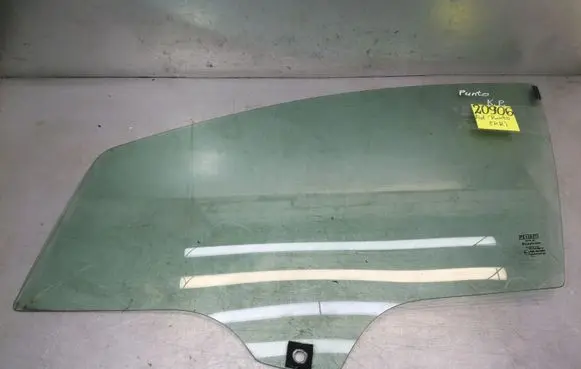 Fiat Punto (199) Front door window glass four-door E143R001583