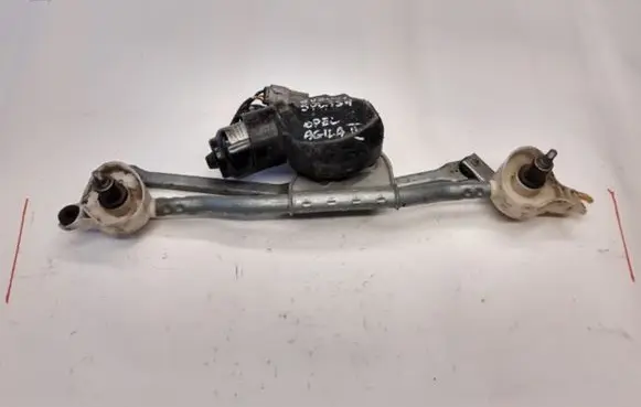 Opel Agila B Front wiper linkage and motor