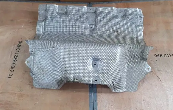 Heat shield in engine bay