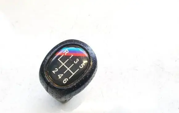 BMW 5 E60 E61 Gear lever shifter trim leather/knob 