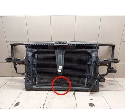 Audi A3 S3 8L Radiator support slam panel 1J0121237M 1J0121205B 8L0121288A