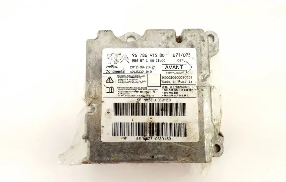 Citroen DS4 Airbag control unit/module 9678691580